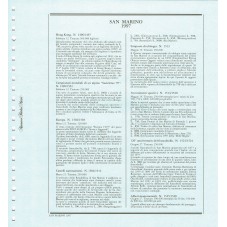 SAN MARINO 1997 FOGLI...