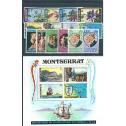 MONTSERRAT 1973 YEAR SET...