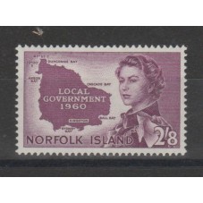 NORFOLK ISLAND 1960 GOVERNO...