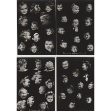 CARTOLINA VOLTI DI BAMBINI...