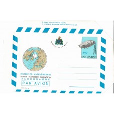 1986 SAN MARINO AEROGRAMMA...