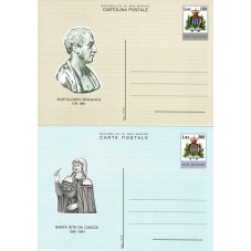 1981 SAN MARINO CARTOLINE...