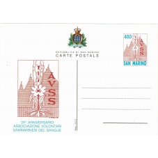 1985 SAN MARINO CARTOLINA...