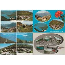 4 CARTOLINE LOMBARDIA LECCO...