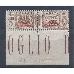 1937 SOMALIA PACCHI POSTALI...