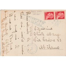 CARTOLINA 1943 SPEDITA DA...