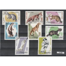 1966 MONGOLIA FAUNA FELINI...