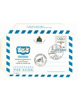 1985 SAN MARINO AEROGRAMMA...