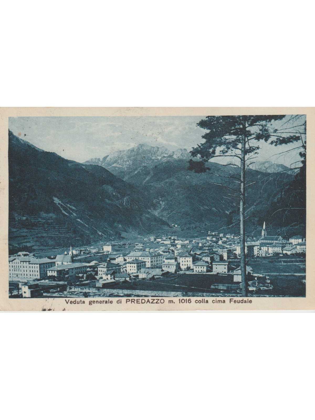 Trentino Alto Adige viaggiata anno 1982 cartolina Predazzo 