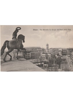 CARTOLINA MILANO VIA...