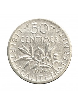 1904 FRANCIA 50 CENTIMES -...