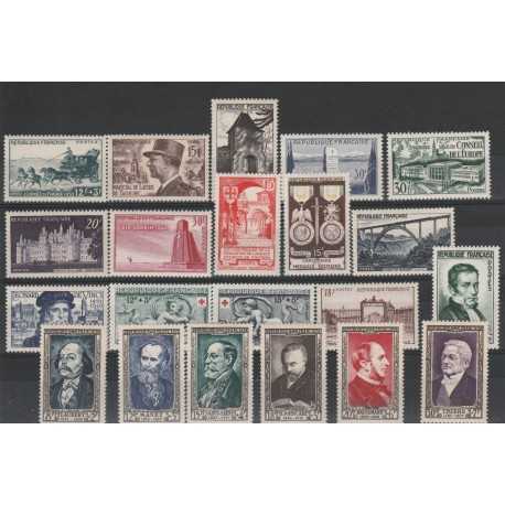 1952 FRANCIA ANNATA COMPLETA 21 VAL MNH MF18160