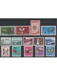 1954 SVIZZERA ANNATA COMPLETA 14 VALORI NUOVI INTEGRI MF20442