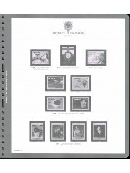 SAN MARINO 2008 FOGLI...