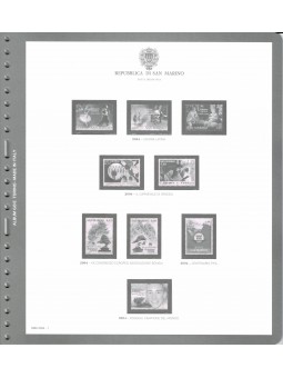 SAN MARINO 2004 FOGLI...