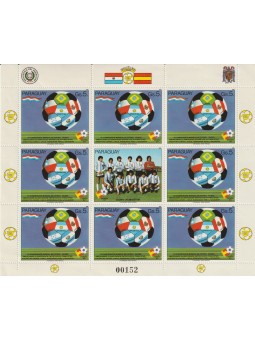 PARAGUAY 1982 CALCIO...