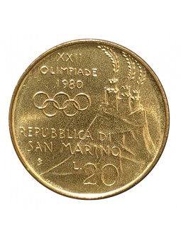 1980 SAN MARINO MONETA LIRE...