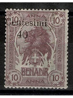 1905 SOMALIA 40 CENT SU 10...