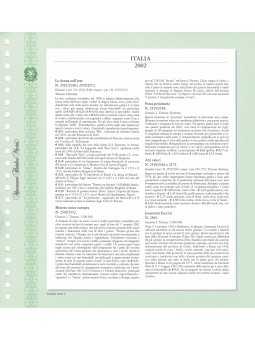 ITALIA 2002 FOGLI MARINI...