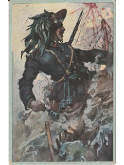 CARTOLINA MILITARE...