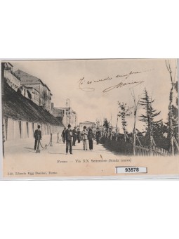 CARTOLINA MARCHE FERMO VIA...