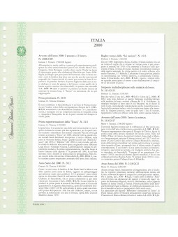 ITALIA 2000 FOGLI MARINI...