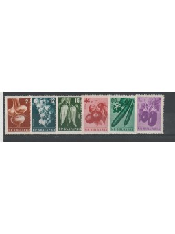 1958 BULGARIA FLORA VERDURE...