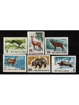 1958 BULGARIA FAUNA...