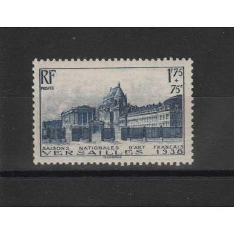 1938 FRANCIA FRANCE PRO STAGIONI ARTE UNIF N 379 UN VAL MLH MF18413