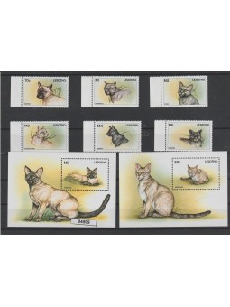 LESOTHO 1998 FAUNA GATTI 6...