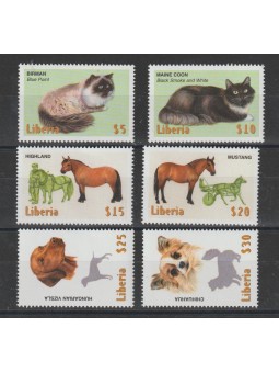 LIBERIA 1999 FAUNA 6...