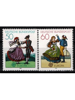 1981 GERMANIA EUROPA CEPT...