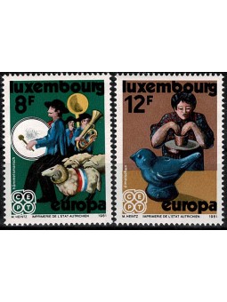 1981 LUSSEMBURGO EUROPA...