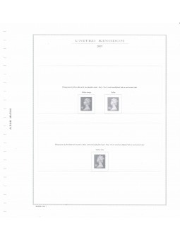 GRAN BRETAGNA 2005 FOGLI...