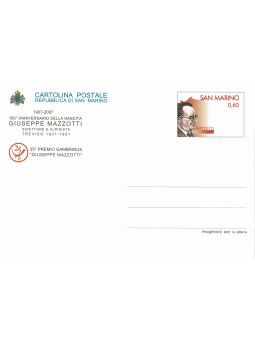 2007 SAN MARINO CARTOLINA...