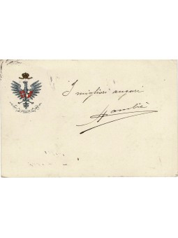 CARTOLINA MILITARE USSARI...