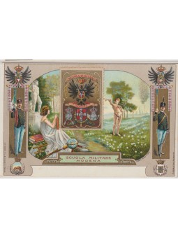 CARTOLINA SCUOLA MILITARE...