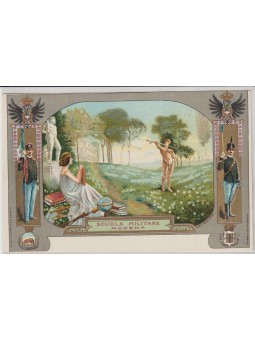 CARTOLINA SCUOLA MILITARE...