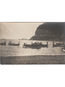 CARTOLINA SBARCO DI MARINAI...