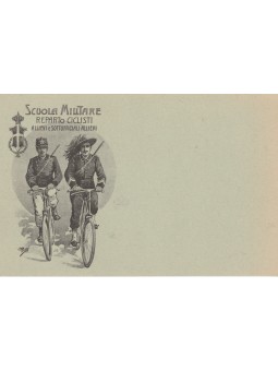 CARTOLINA SCUOLA MILITARE...