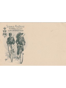 CARTOLINA SCUOLA MILITARE...