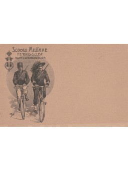 CARTOLINA SCUOLA MILITARE...