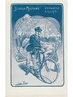 CARTOLINA SCUOLA MILITARE...