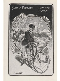 CARTOLINA SCUOLA MILITARE...