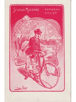 CARTOLINA SCUOLA MILITARE...