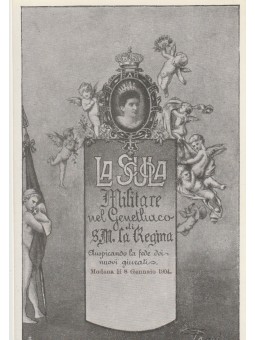 CARTOLINA SCUOLA MILITARE...