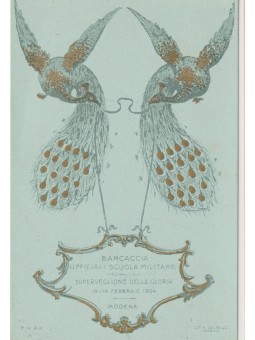 CARTOLINA SCUOLA MILITARE...