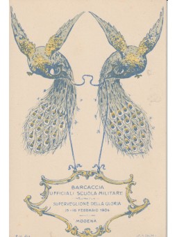 CARTOLINA SCUOLA MILITARE...