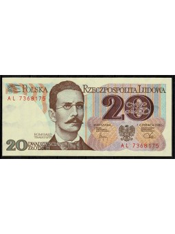 POLONIA 1982 BANCONOTA 20...