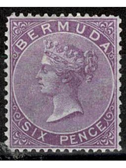 BERMUDA 1865-73 VICTORIA...